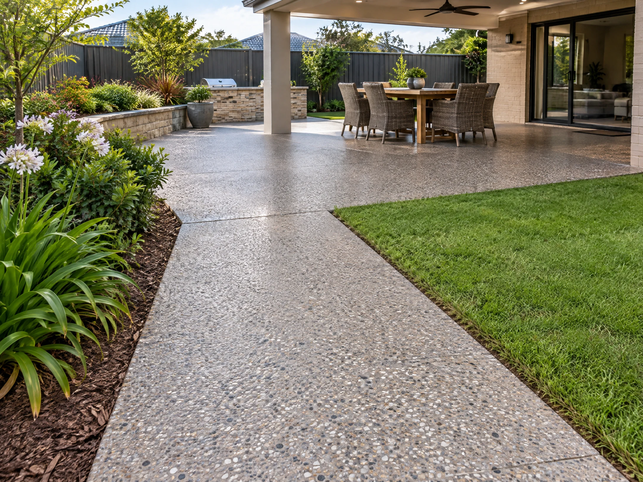 Exposed Aggregate Resurfacing Bankstown finished concrete surface